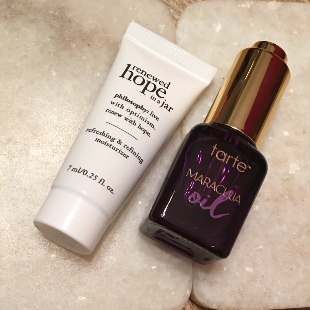 Tarte & Philosophy moisturizers